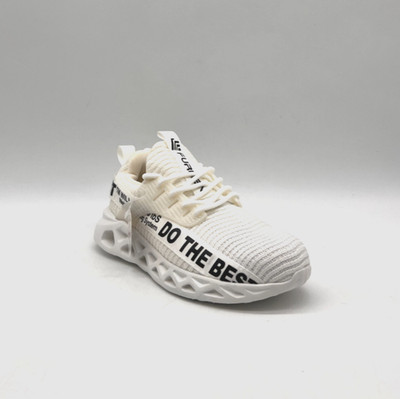 Furuian White Lightweight Safety Shoes Sneaker Size Men 6.5 / Women 8 Steel Toe