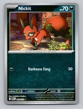 Nickit 089/132 Common Mega Evolution Pokemon Reverse Holo Near Mint