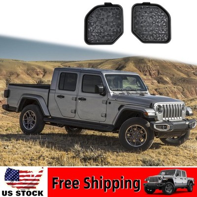 Rear Water Cup Mat Cup Holder Coaster Original Black For Jeep Wrangler JL 18-23