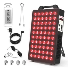 300W 660nm & 850nm Near Infrared Red Light LED Therapy for Face Body Pain Relief