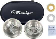 Baoding Balls 1.57" Inch Chinese Healthy Massage Balls for Hands Therapy Stress