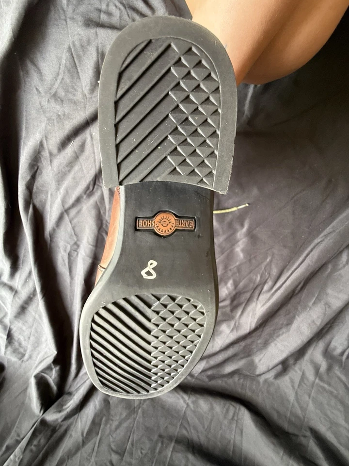 Earth Shoes Mujer 6 Marrón Cuero Botines Prairie Cottage Foto 2 de 4