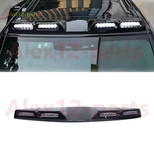 📢Front Top Roof Light Bar LED DRL Lamp For Land Rover Defender 90 110 2020-2024