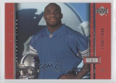 2000 Upper Deck Legends Generation Y2K /2000 Reuben Droughns #123 Rookie RC 0b0