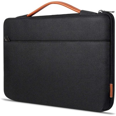 Laptoptasche 15 15.6 Zoll stoßfest Polyester Notebooktasche schwarz