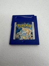 Pokemon Blue (Nintendo GameBoy, 1998) Cartridge Only Very Clean Label Authentic