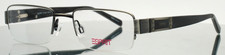 ESPRIT ET9354 554 Gunmetal Mens Rectangle Half Rim Eyeglasses 52-19-140 B:30