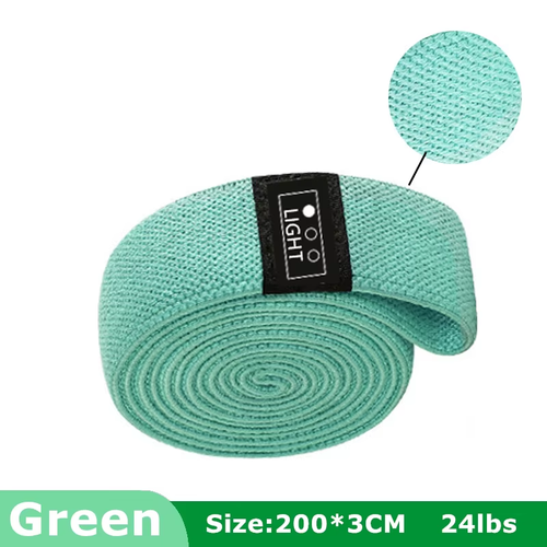 Intent Sports Fasce Di Resistenza In Tessuto - Set 6 Pezzi Con Borsa: 3 Fasce Antiscivolo Per Glutei E 3 Elastiche Lunghe Per Yoga/Pilates