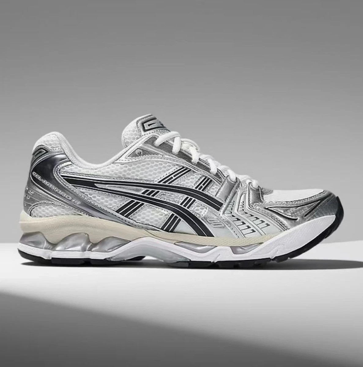 ASICS GEL-KAYANO 14 27.0 ホワイト/グラファイトグレー Size 8 - Asics Gel Kayano 14 White Graphite Grey for sale online