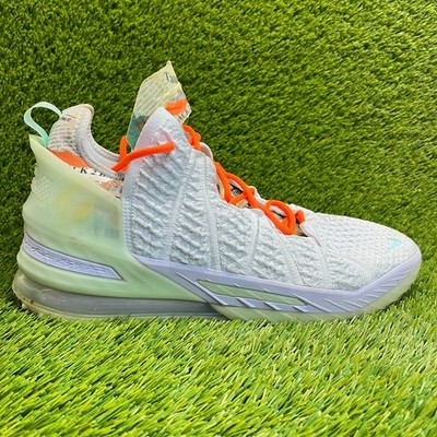 Nike LeBron 18 x Diana Taurasi Mens Size 14 Gray Green Basketball Shoes  Sneakers