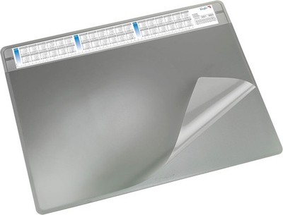 Läufer 47653 Durella Soft Schreibtischunterlage mit transparenter Auflage und 