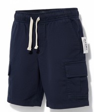 Old Navy Boy's 8 Cargo Shorts Relaxed Fit Elastic Waist NEW