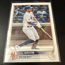 2022 Topps Short Print Refractor JD Davis 07/99