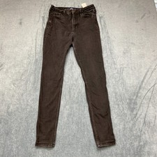 Hollister California Skinny Jeans Womens 9R 29x30 Black Cotton Stretch Mid Rise