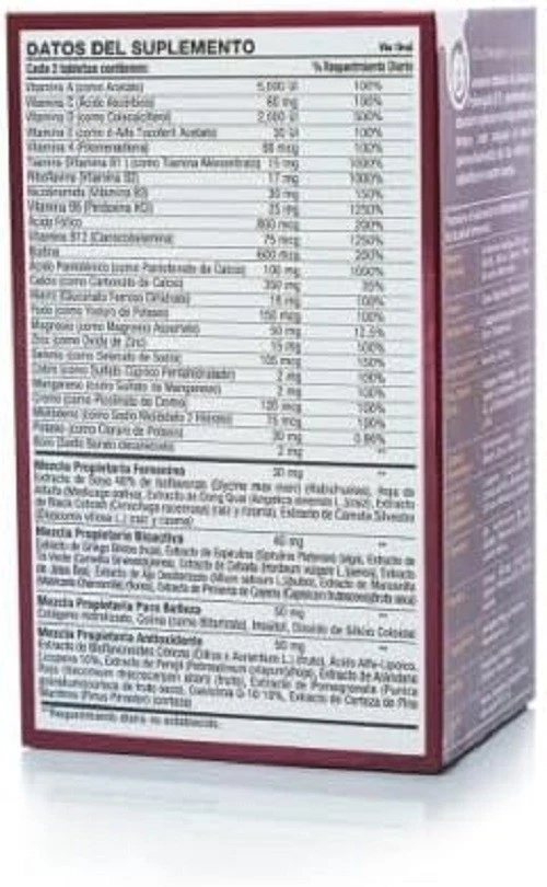 Ultradoceplex Mega Mujer+ (50 Comprimidos) - Protección Antioxidante, Energía Foto 4 de 4