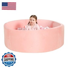 TRENDBOX Extra Large Foam Ball Pit Toddlers, 47x14 Inch Soft Baby Ball Pit