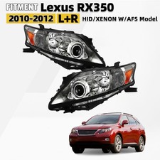 For 2010-2012 Lexus Rx350 Hidxenon Headlight Wafs Chrome Right Left Pair For 2010-2012 Lexus Rx350 Hidxenon Headlight Wafs Chrome Right Left Pair