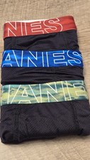 3 Qty HANES Boys Tagless Boxer Briefs Size Medium 8-10