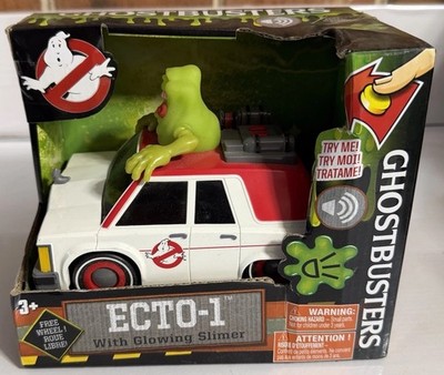 Mattel GHOSTBUSTERS ECTO-1 with Glowing SLIMER NIB 