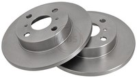 2X Bremsscheibe A.B.S. 15554 FüR Corolla Toyota Liftback FX E8B AE80 EE80_ EE80