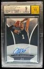 2023-24 Topps Mercury Victor Wembanyama Auto RC White Refractor #18/35 BGS 9/10