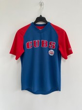 Chicago Cubs Jersey Baseball Top Shirt Blue Red Official Merchandise MEDIUM
