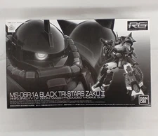 Bandai Rg Black Tri-Star Zaku Ii Mobile Suit Gundam