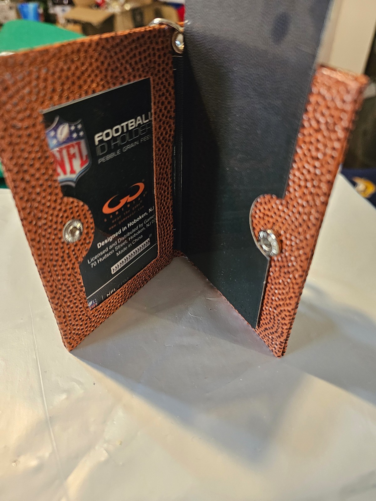 KANSAS CITY CHIEFS CLASSIC FOOTBALL ID HOLDER MADE BY GAMEWEAR