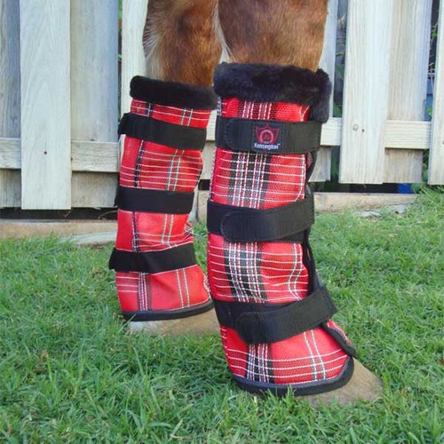 Kensington Draft Protective Fly Boots (mit Fleecebesatz) - Bild 3 von 12