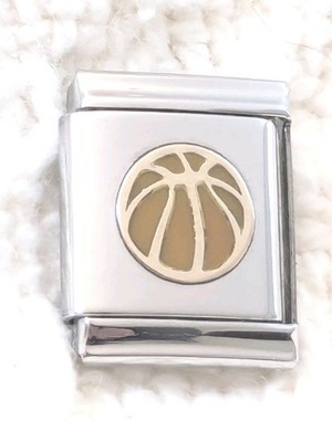 Authentic UD Unodomani BIG 13mm Basketball Italian Charm   D149