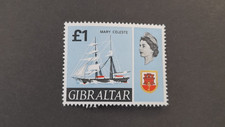 Gibraltar Single stamp QEII SG213 £1 Mary Celeste UM
