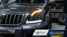 3d Led Drl Dual Projector Headlights For Toyota Prado 120 Series 2003-2009 Black 3d Led Drl Dual Projector Headlights For Toyota Prado 120 Series 2003-2009 Black