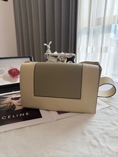 Celine Pre-Owned Authentic Messenger Bag Beige Free Tracked Shipping