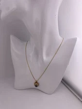 LENOX Hand-Painted Fruit & Flower Basket Pendant Necklace – 18"