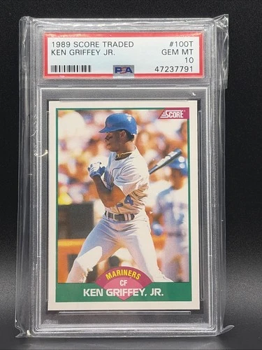 1989 Score Rookie & Traded - Ken Griffey Jr #100T (RC) PSA 10