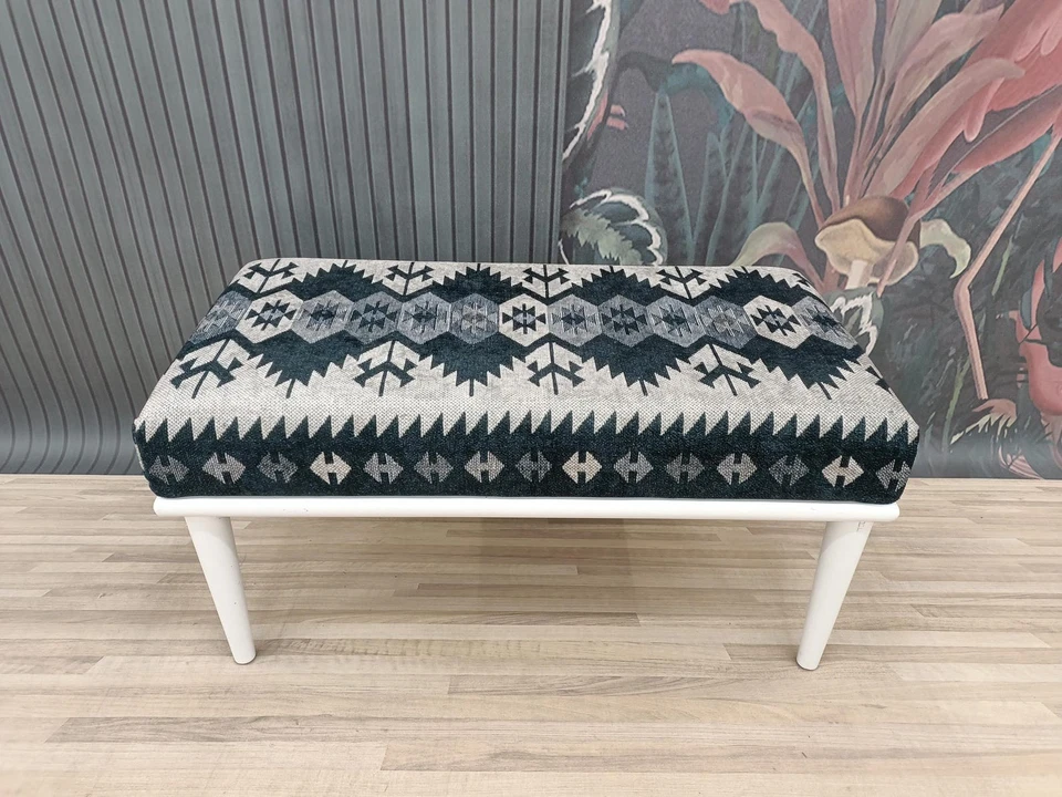 Upholstered bench, Footstool bench, Hallway bench, Bedroom bench, Sitting bench - Image 4 of 4