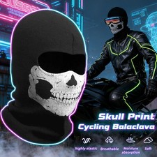 Tactical Balaclava Skeleton Ghost Skull Full Face Mask Windproof Ski Halloween