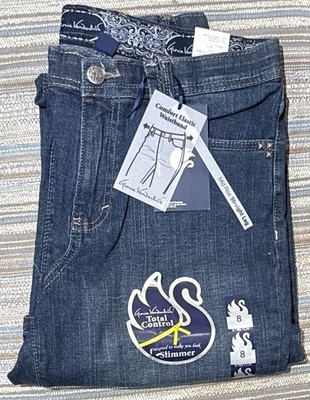 Gloria Vanderbilt Jeans Women's Size 8 Mid Rise Slimmer Total Control Pants NWT