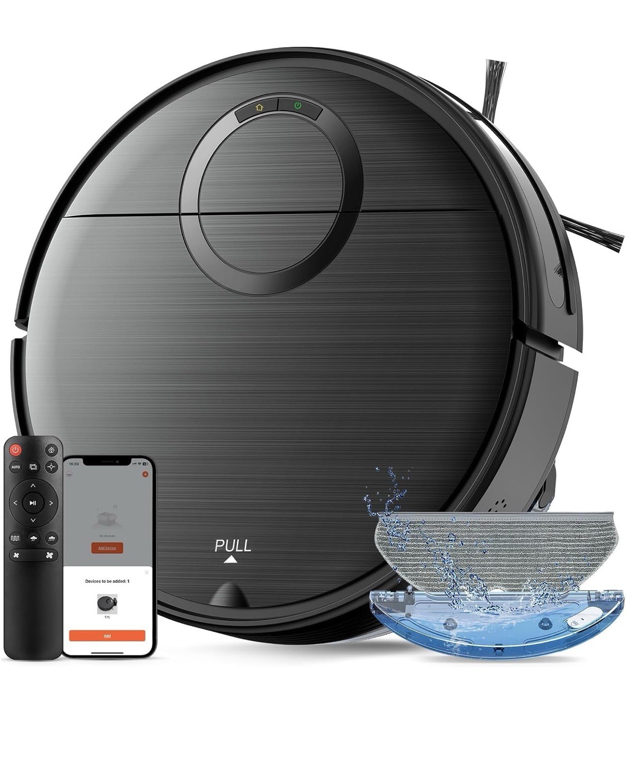 Robot Vacuum and Mop Combo, 2 in 1 Mopping Robot Vacuum Cleaner with Schedule-image