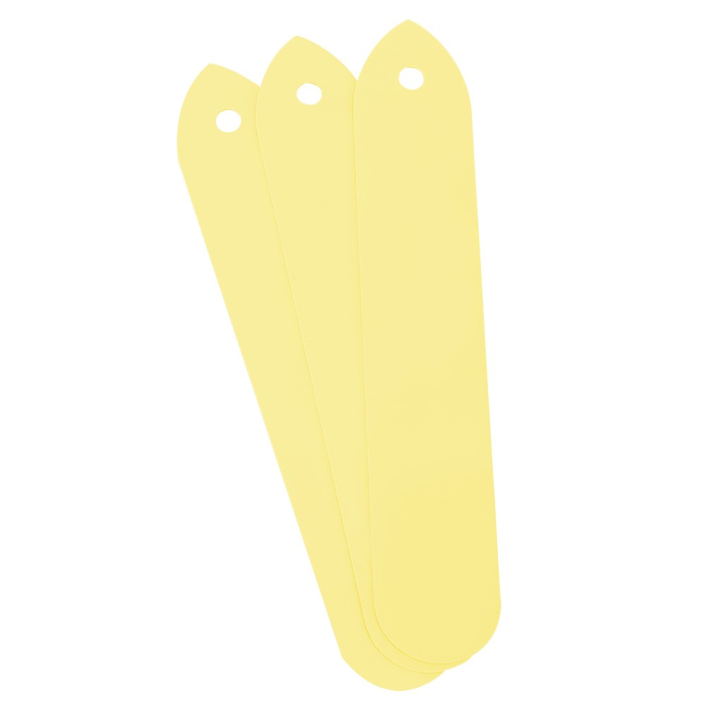 (Yellow)Plant Labels Plant Labels PVC 100Pcs PVC Garden Plant Pot Markers Stake
