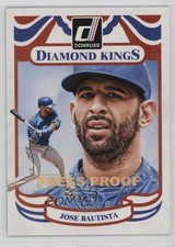 2014 Panini Donruss Diamond Kings Press Proof Gold 94/99 Jose Bautista #6 9p5
