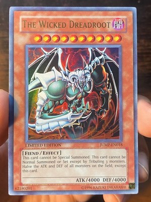 The Wicked Dreadroot JUMP-EN018 Shonen Jump Magazine Promos Yu-Gi-Oh Limited LP
