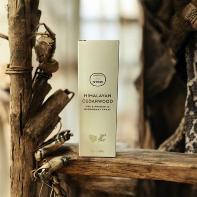 Honestly pHresh Pre & Probiotic Deodorant Spray   Himalayan Cedarwood | 2oz