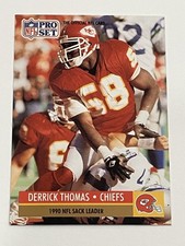 Juego profesional de fútbol americano 1991 #19b - Derrick Thomas - Kansas City Chiefs