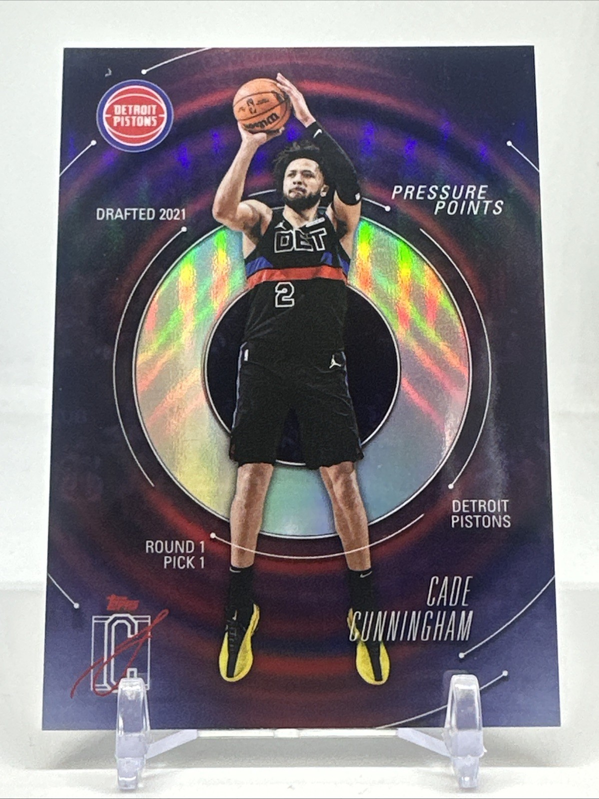 Cade Cunningham 2025-26 Topps Signature Class Pressure Points RC #PP-8