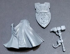 Space Marines Terminator Captain Cloak Hammer Shield from Darnath Lysander 40K