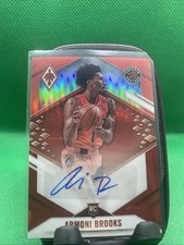 2021-22 Panini Phoenix Armoni Brooks RC Auto #PRA-ARM Toronto Raptors Rookie