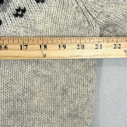 LL Bean Sweater Womens Large Classic Ragg Wool Fair Isle Crewneck Lambswool Cozy - Picture 11 of 12