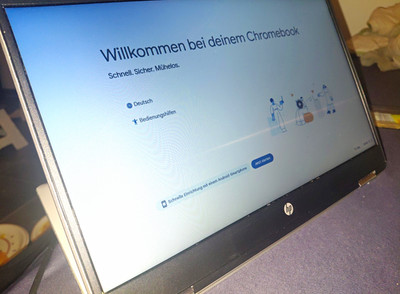 HP Chromebook X360, fast wie neu, so gut wie unbenutzt, faltbar Zu Teblet Etc