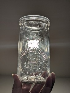 1932 Fairview Dairy Phillipsburg New Jersey Cottage Cheese Jar Bottle NJ Milk